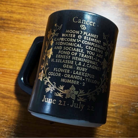 Federal Glass Mid-Century Zodiac Mug: Cancer - Picture 4 of 6